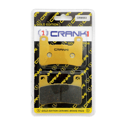 CRANK1 Brake Pad for Front Kawasaki Ninja 1000SX (2015-2016) (2017-2019)-CRM553/2 Sets