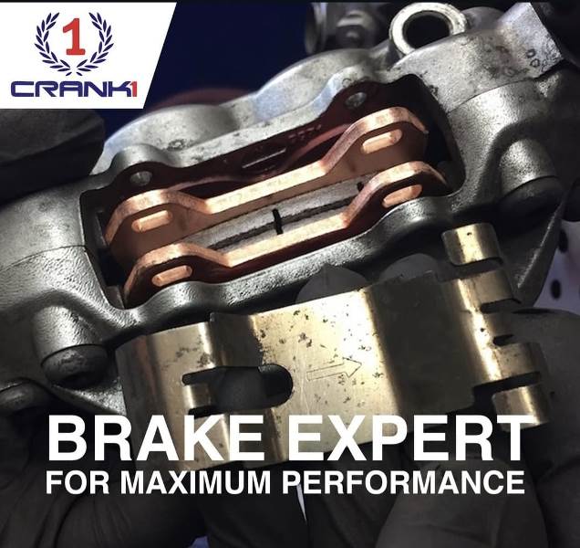 CRANK1 Brake Pads Front Royal Enfield GT Continental 650 (2018 Onwards)-CB036