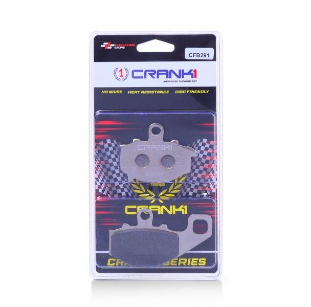 CRANK1 Carbon Brake Pads For Kawasaki ER-6n 2012-2016 - Rear - CFB291