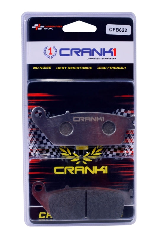 CRANK1 Carbon Brake Pads Front Triumph Tiger Sport 660 2012 Onwards- CFB622 (2sets Required)