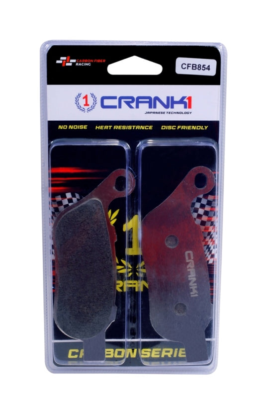 CRANK1 Carbon Brake Pads Rear Harley Davidson Softail Classic 2015-2017 – (CFB854)
