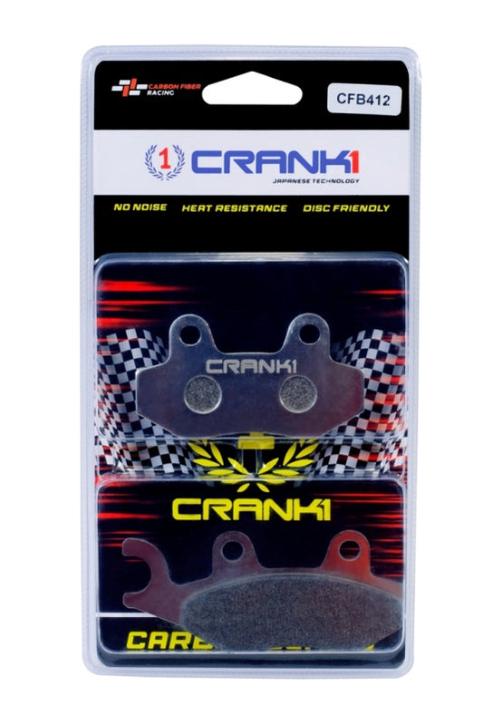 CRANK1 Carbon Brake Pads Rear Triumph Speed Triple 2017 Onwards CFB412