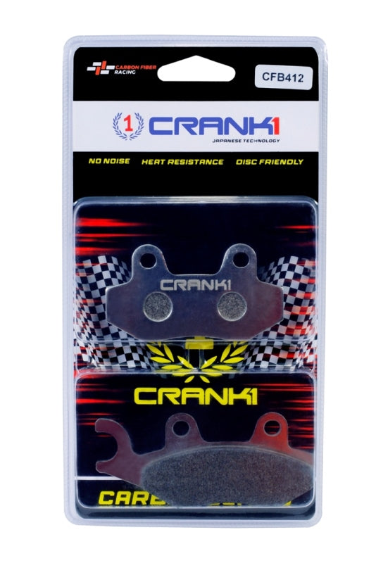 CRANK1 Carbon Brake Pads Rear Triumph Speed Triple 2017 Onwards CFB412