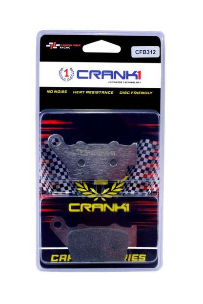 CRANK1 Carbon Brake Pads Rear Ducati Scrambler 800 Icon (2019 Onwards)- CFB312