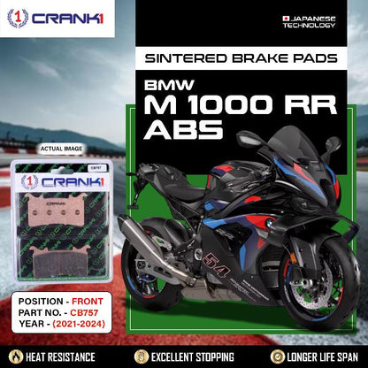 CRANK1 Brake Pads Front BMW M 1000 RR ABS 2021-2024- CB757-2 Sets