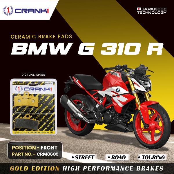 CRANK1 Brake Pad For Front BMW G310R-CRM8609
