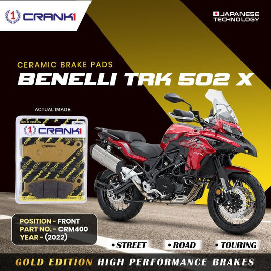 CRANK1 Brake Pad For Front Benelli TRX 502X-CRM4002 Sets