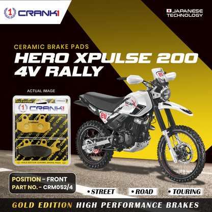 CRANK1 Brake Pad For Front Hero XPULSE 200 4V Rally-CRM0524