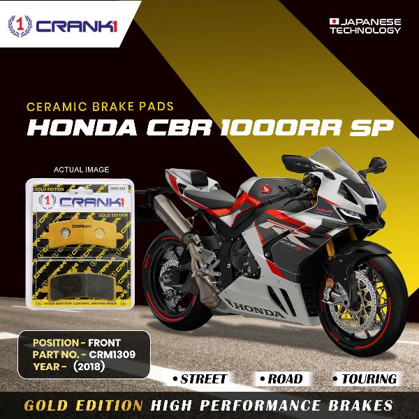 CRANK1 Brake Pad For Front Honda CBR 1000RR SP-2018-CRM1309 (2 Sets)