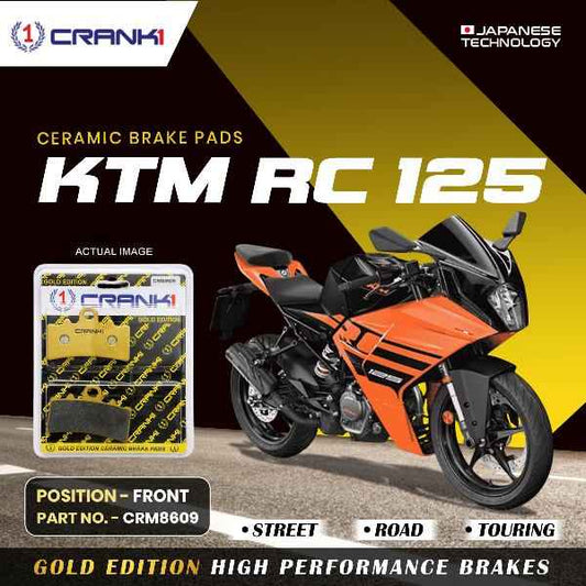 CRANK1 Brake Pad For Front KTM RC 125-CRM8609
