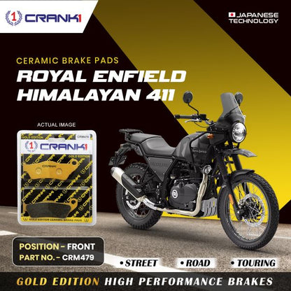 CRANK1 Brake Pad For Front Royal Enfield Himalayan-CRM479