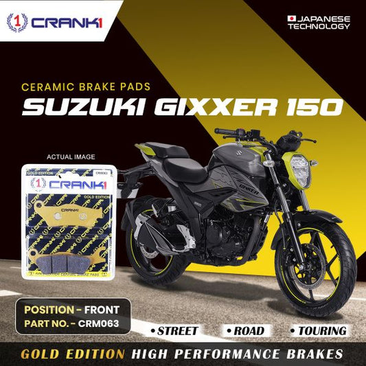 CRANK1 Brake Pad For Front Suzuki Gixer 150 -CRM063