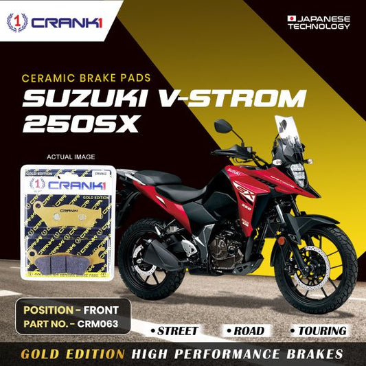CRANK1 Brake Pad For Front Suzuki V Storm 250 SX-CRM063