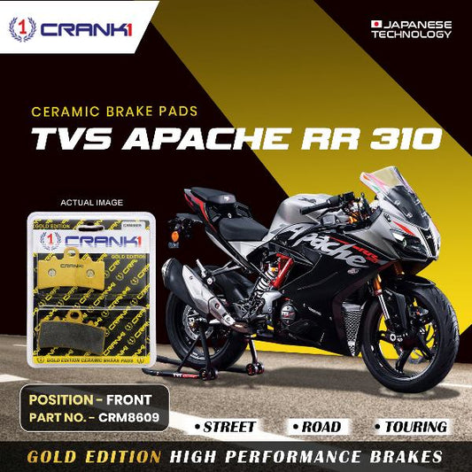 CRANK1 Brake Pad For Front TVS Apache RR 310 -CRM8609