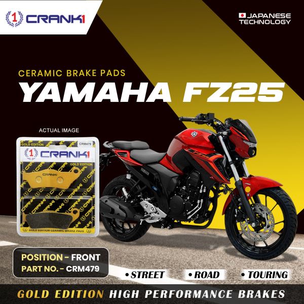 CRANK1 Brake Pad For Front Yamaha FZ25-CRM479