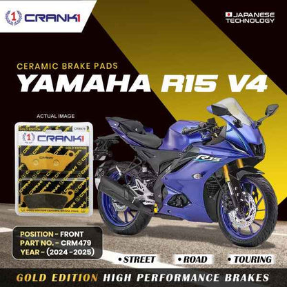 CRANK1 Brake Pad For Front Yamaha R15 V4 (2024-2025)-CRM479