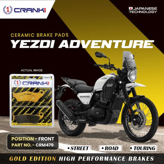 CRANK1 Brake Pad For Front Yezdi Adventure-CRM479