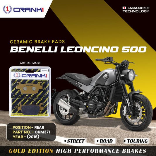 CRANK1 Brake Pad For Rear Benelli Leoncino 500 (2016)-CRM371