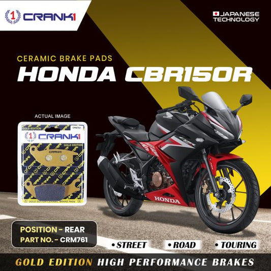 CRANK1 Brake Pad For Rear Honda CBR150R -CRM761