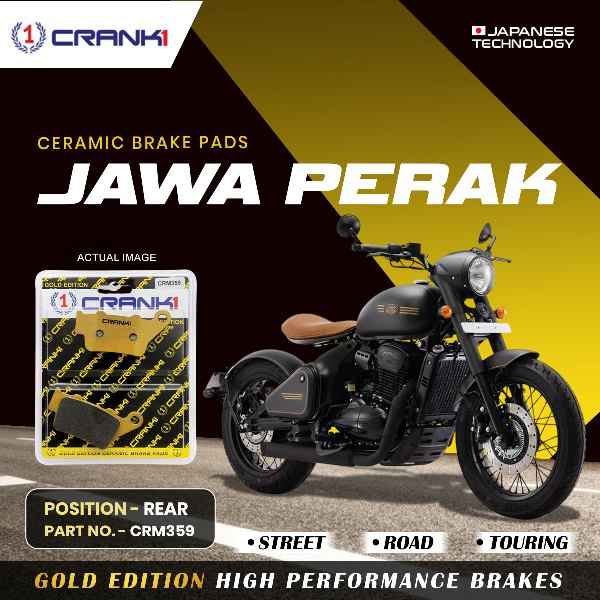 CRANK1 Brake Pad For Rear Jawa Perak-CRM359