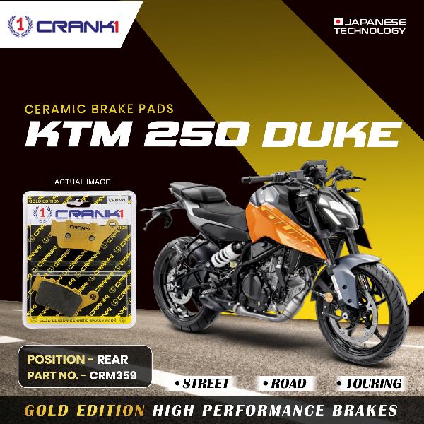 CRANK1 Brake Pad For Rear KTM 250 Duke-CRM359