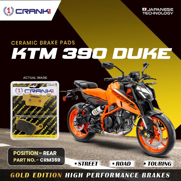 CRANK1 Brake Pad For Rear KTM 390 Duke-CRM359