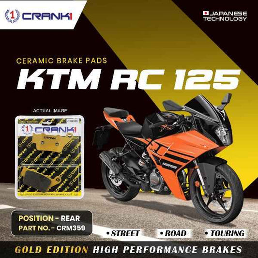 CRANK1 Brake Pad For Rear KTM RC 125-CRM359