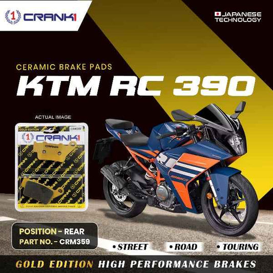 CRANK1 Brake Pad For Rear KTM RC 390-CRM359