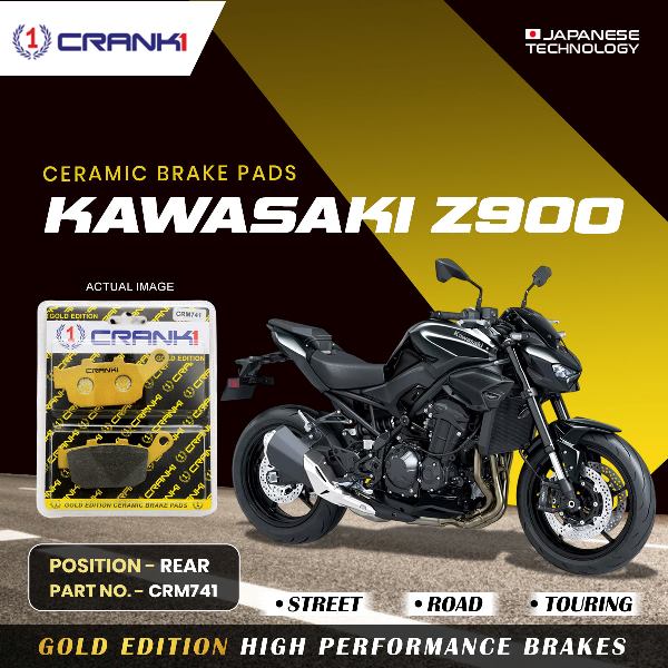 CRANK1 Brake Pad For Rear Kawasaki Z900-CRM741