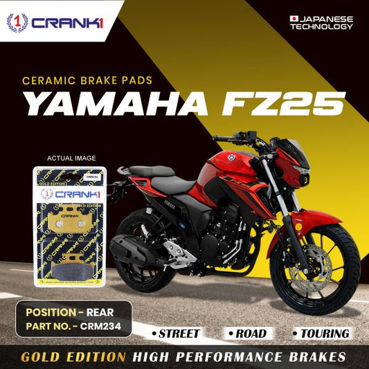 CRANK1 Brake Pad For Rear Yamaha FZ 25-CRM234