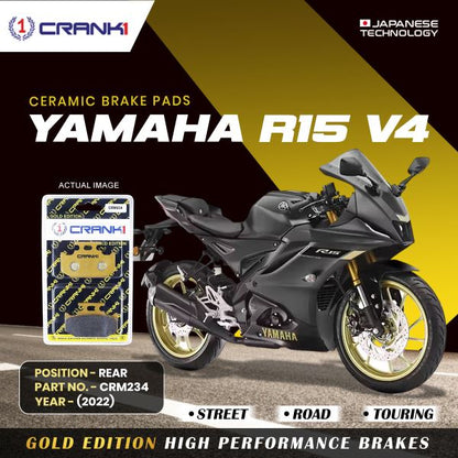 CRANK1 Brake Pad For Rear Yamaha R15 V4-CRM234