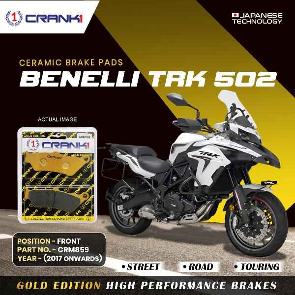 CRANK1 Brake Pad Front For Benelli TRK 502 (2017 Onwards)-CRM859-2 Sets