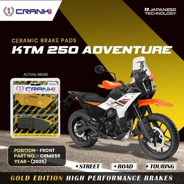 CRANK1 Brake Pad Front For KTM 250 Adventure (2025)-CRM859