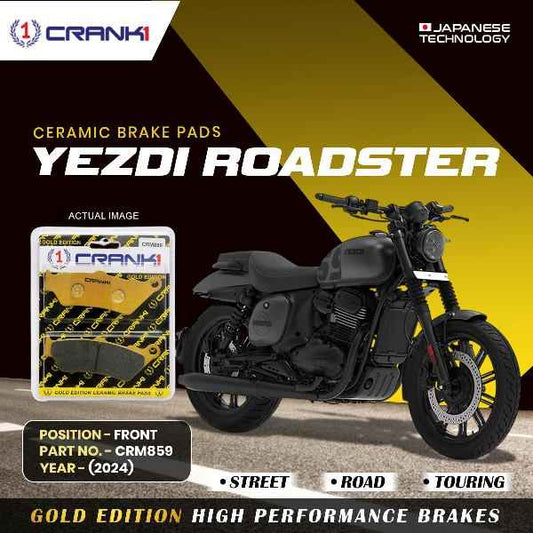 CRANK1 Brake Pad Front For Yezdi Roadster (2024)-CRM859
