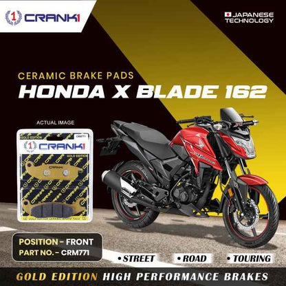 CRANK1 Brake Pad for Front Honda Hornet 2.0-CRM771