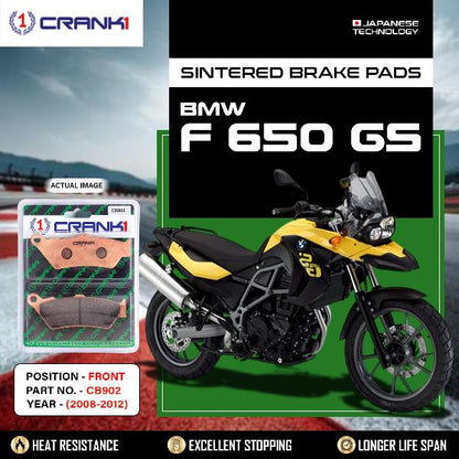CRANK1 Brake Pads Front BMW F650 GS 2008-2012-CB902