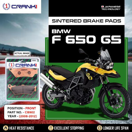 CRANK1 Brake Pads Front BMW F650 GS 2008-2012-CB902