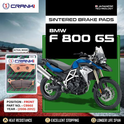 CRANK1 Brake Pads Front BMW F800GS 2006-2012-CB902