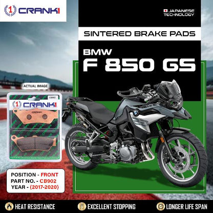 CRANK1 Brake Pads Front BMW F850GS 2017-2020 -CB9022 Sets Front