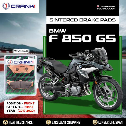 CRANK1 Brake Pads Front BMW F850GS 2017-2020 -CB9022 Sets Front