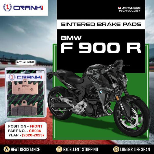 CRANK1 Brake Pads Front BMW F900 R (2020-2023)-CB036-2 Sets