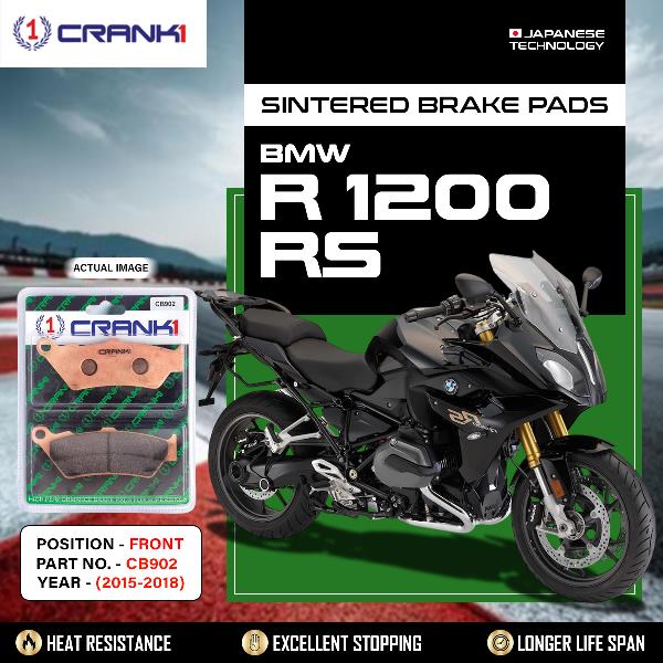 CRANK1 Brake Pads Front BMW R1200 RS 2015-2018-CB902-2 Sets