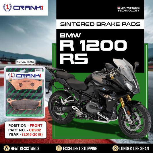 CRANK1 Brake Pads Front BMW R1200 RS 2015-2018-CB902-2 Sets