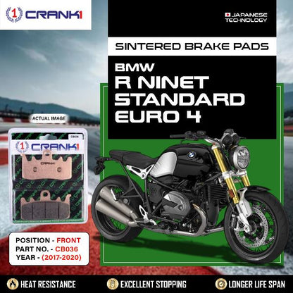 CRANK1 Brake Pads Front BMW R NineT Standard Euro 4 2017-2020-CB036-2 Sets