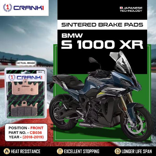 CRANK1 Brake Pads Front BMW S1000 XR 2018-2019-CB036-2 Sets