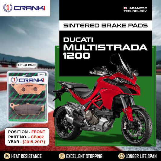 CRANK1 Brake Pads Front Ducati Multistrada 1200 2015-2017-CB902