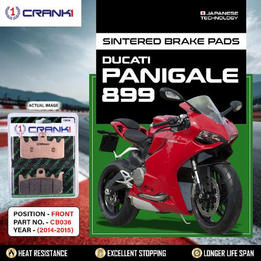 CRANK1 Brake Pads Front Ducati Panigale 899 2014-2015-CB036-2 Sets Front
