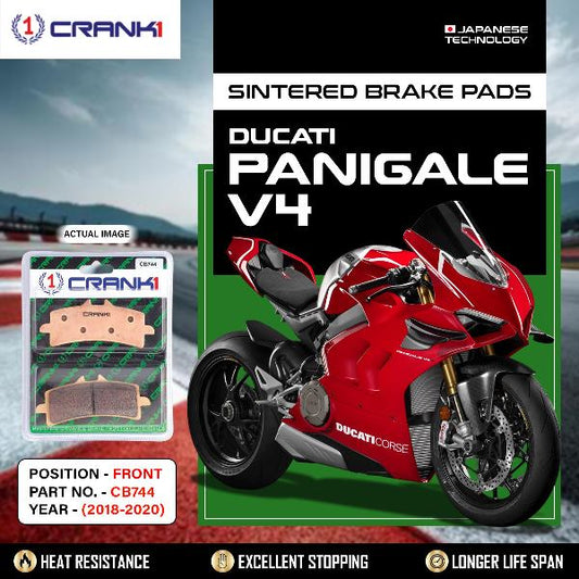 CRANK1 Brake Pads Front Ducati Panigale V4 2018-2019 -CB744-2 Set