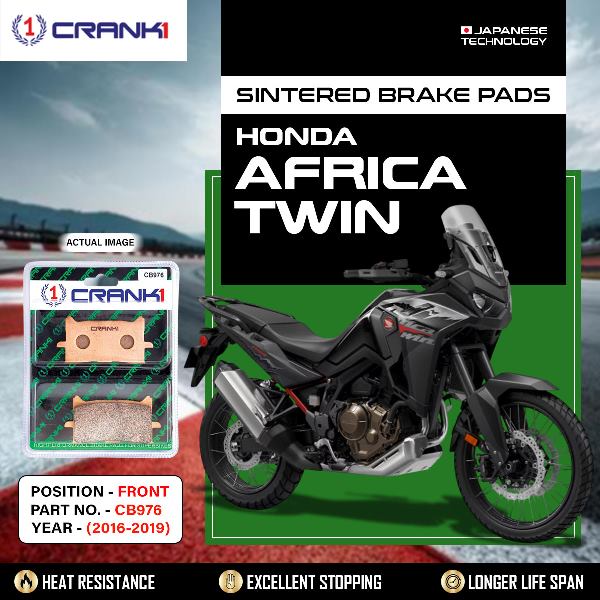 CRANK1 Brake Pads Front Honda Africa Twin (2016-2019)-CB976-2 Sets