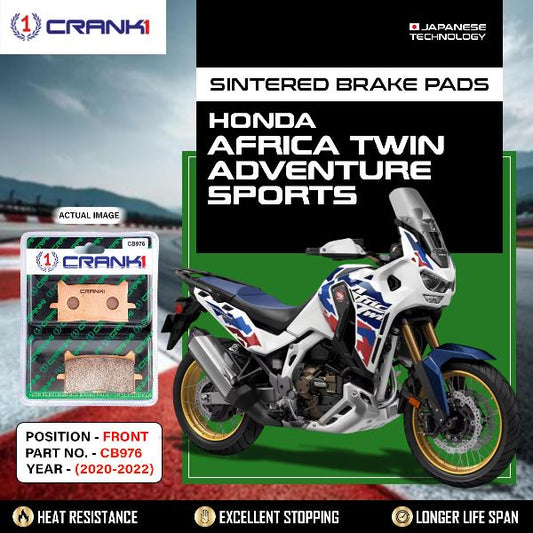 CRANK1 Brake Pads Front Honda Africa Twin Adv Sports 2020-2022-CB976-2 Sets